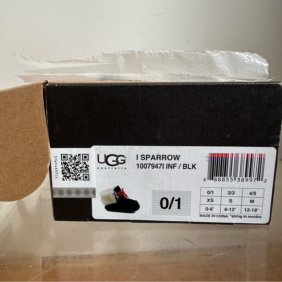 UGG Brand New In Box Newborn Baby Shearling Baby Booties - Picture 6 of 6